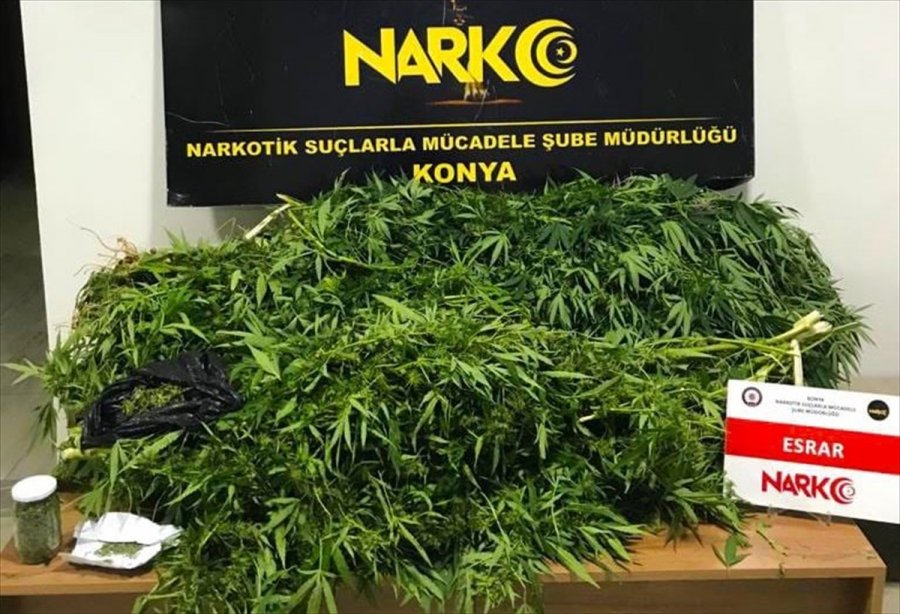 Konya'da Uyuşturucu Operasyonunda 21 Zanlı Yakalandı