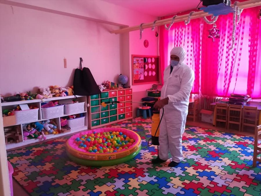 Derebucak'ta Okullar Yüz Yüze Eğitime Hazır