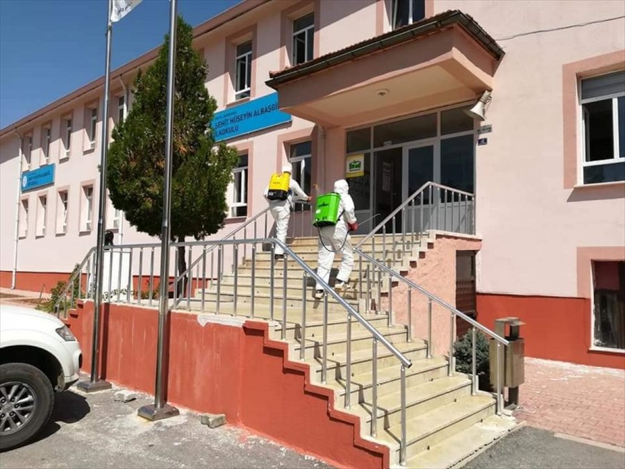 Derebucak'ta Okullar Yüz Yüze Eğitime Hazır