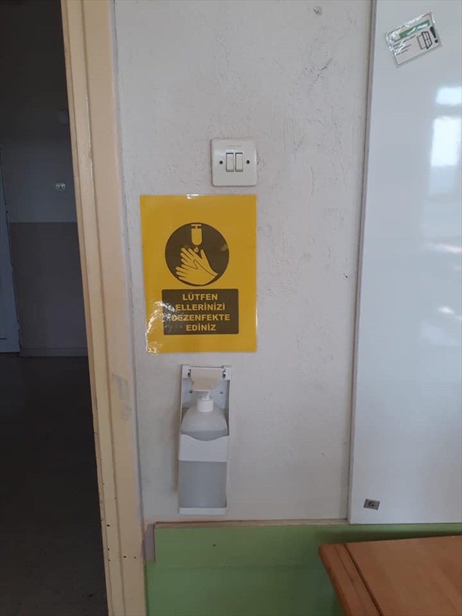 Derebucak'ta Okullar Yüz Yüze Eğitime Hazır