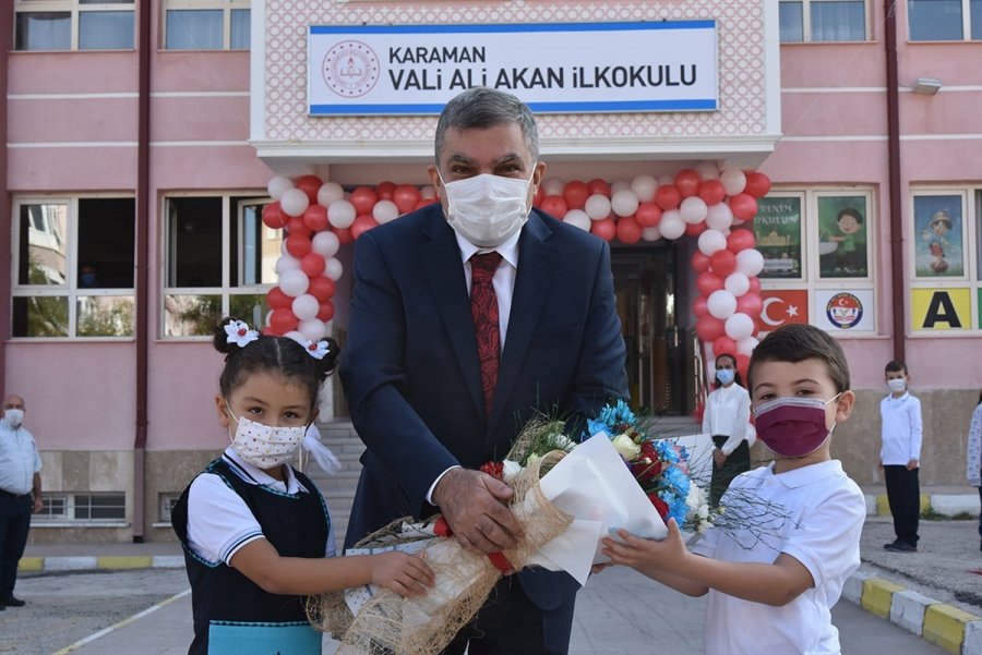 Karaman Valisi Işık Okulları Ziyaret Etti