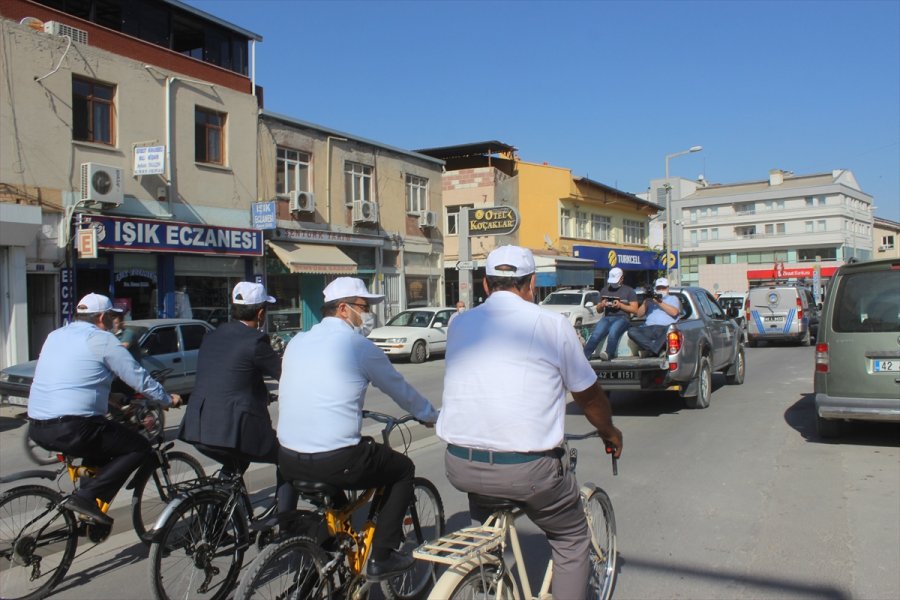 Avrupa Hareketlilik Haftası Kapsamında Karapınar'da Bisiklete Binildi