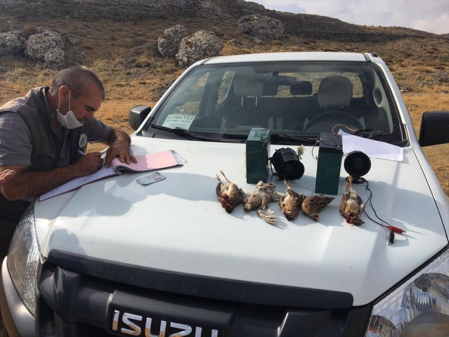 Karaman'da Kaçak Avcılara Ceza