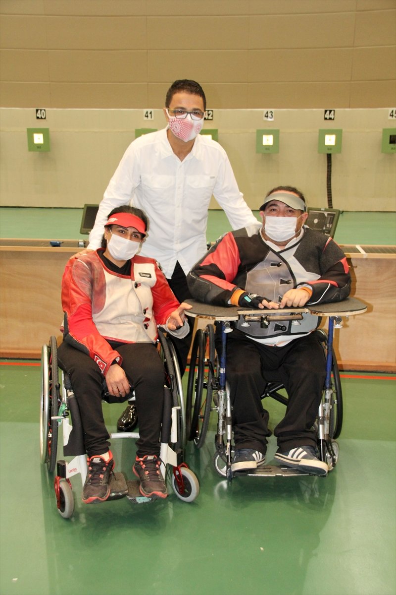Engelli Sporcu Çift, Tokyo Paralimpik Oyunları'na Birlikte Hazırlanıyor