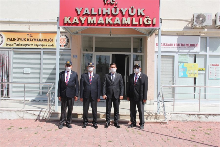 Karamanlı Gazilerden Yalıhüyük Kaymakamı Şahin'e Ziyaret