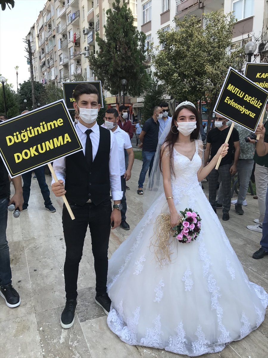 Mersin'de Düğün Sektörü Kovid-19 Kısıtlamalarının Kaldırmasını İstiyor