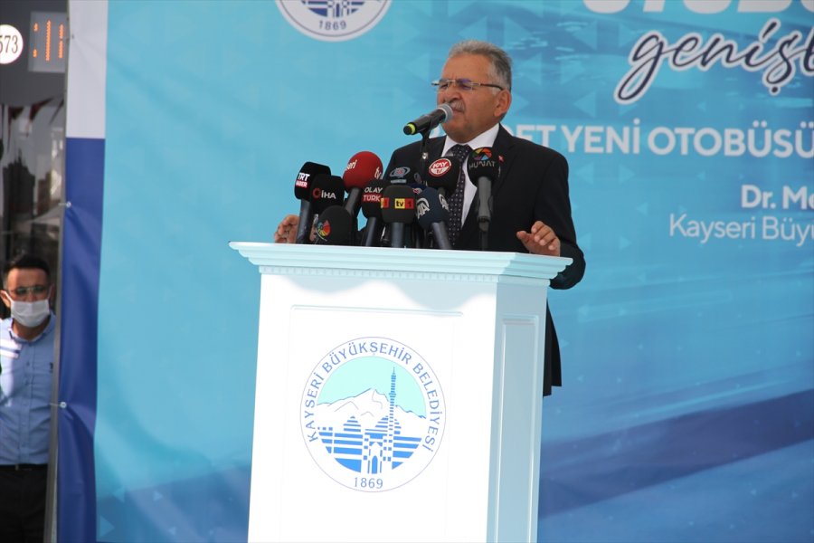 Kayseri'de 24 Yeni Otobüs Törenle Hizmete Sunuldu