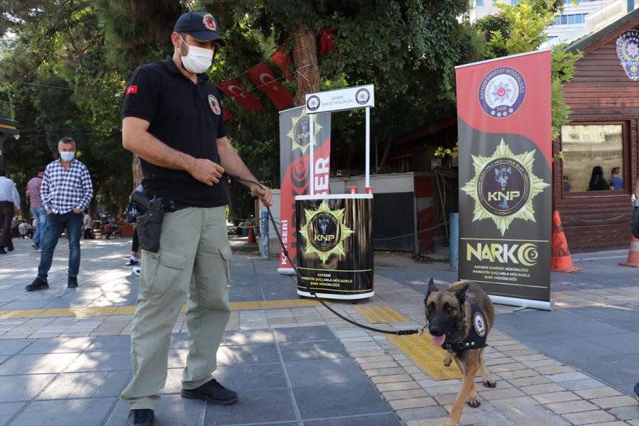 Kayseri'de Uyuşturucuyla Mücadele Çalışmaları