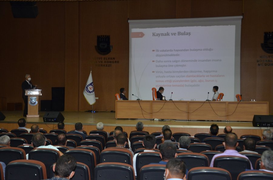 Köy Muhtarlarına Kovid-19 Semineri Düzenlendi