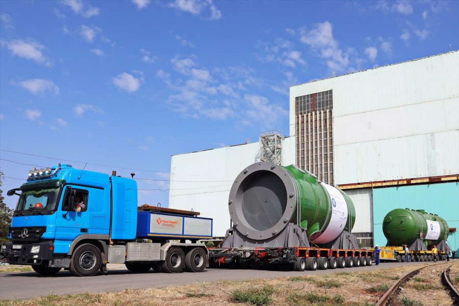 Akkuyu Ngs İçin Üretilen Reaktör Basınç Kabı Türkiye'ye Gönderildi
