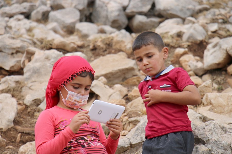 Eba'dan Derslerini Takip Edemeyen Yörük Kızı Gülsüm'e Tablet