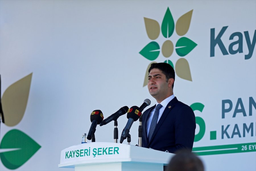 Kayseri Şeker Fabrikası'nın 66. Pancar Alım Kampanyası Töreni