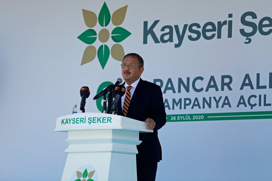 Kayseri Şeker Fabrikası'nın 66. Pancar Alım Kampanyası Töreni