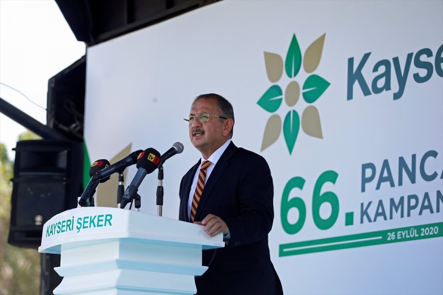 Kayseri Şeker Fabrikası'nın 66. Pancar Alım Kampanyası Töreni