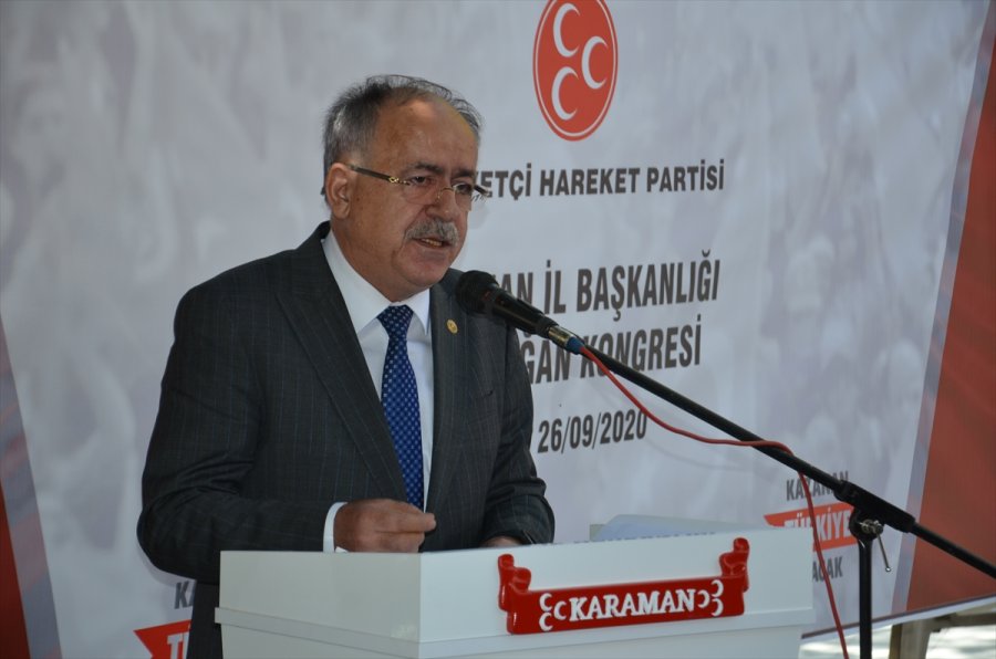 Mhp Genel Başkan Yardımcısı Kalaycı Partisinin Karaman İl Başkanlığı Kongresi'nde Konuştu: