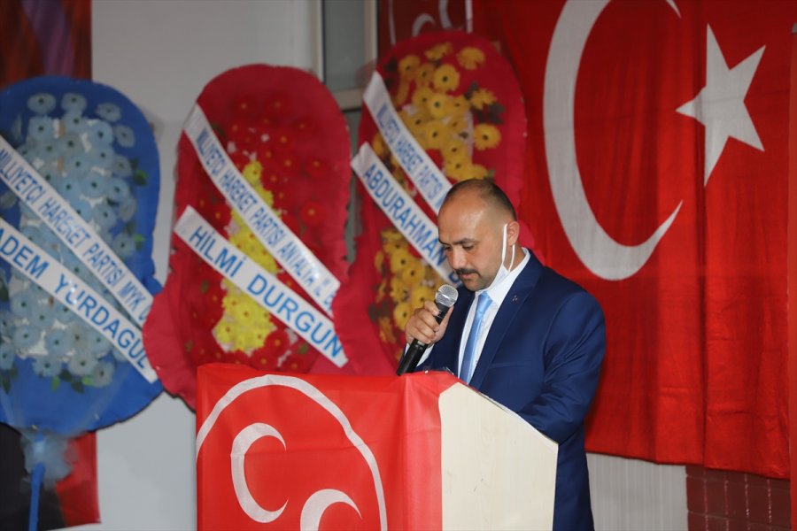Mhp'de Elmalı İlçe Başkanı Hasan Sert Güven Tazeledi