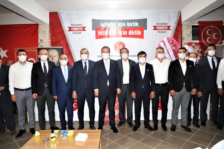 Mhp'de Elmalı İlçe Başkanı Hasan Sert Güven Tazeledi