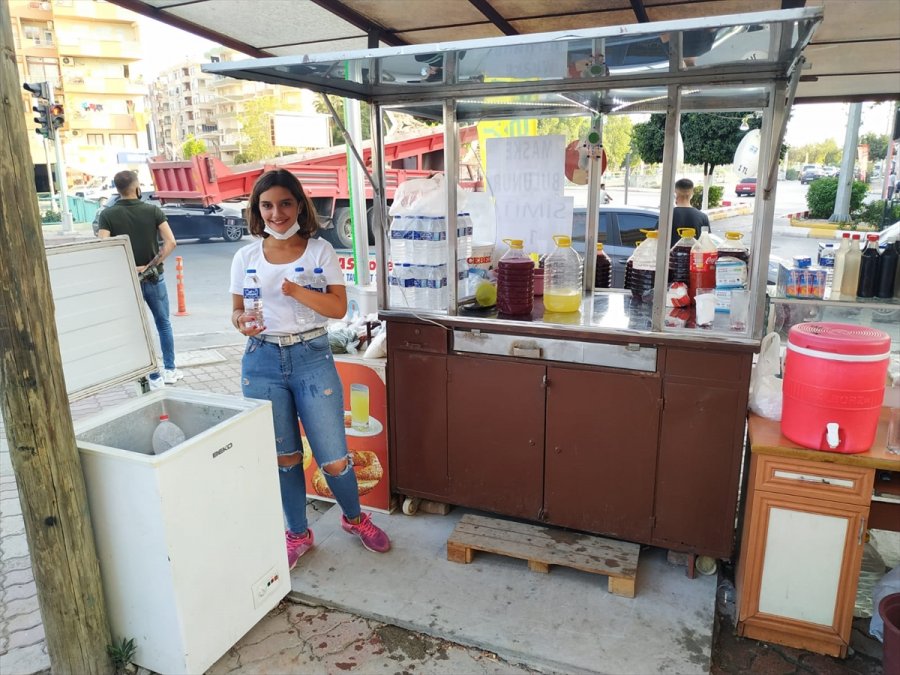 Mersinli 16 Yaşındaki İlke Tek Eliyle Aile Ekonomisine Katkı İçin Çalışıyor