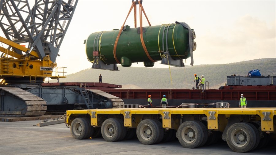 Akkuyu Ngs İçin Üretilen 4 Buhar Jeneratörü Mersin'e Ulaştı