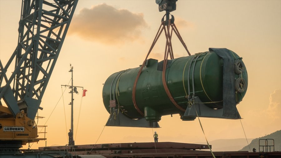 Akkuyu Ngs İçin Üretilen 4 Buhar Jeneratörü Mersin'e Ulaştı