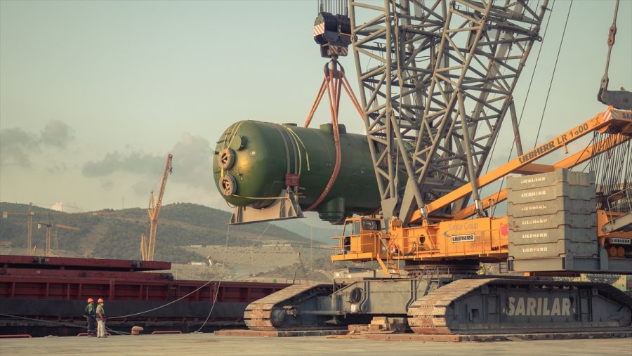 Akkuyu Ngs İçin Üretilen 4 Buhar Jeneratörü Mersin'e Ulaştı