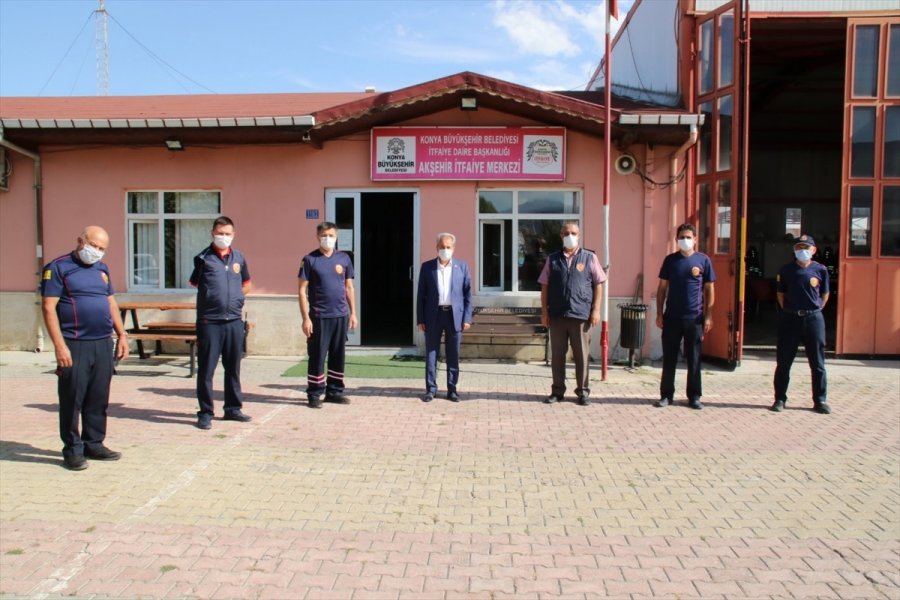 Akşehir Belediye Başkanı Akkaya'dan İtfaiye Merkezi'ne Ziyaret