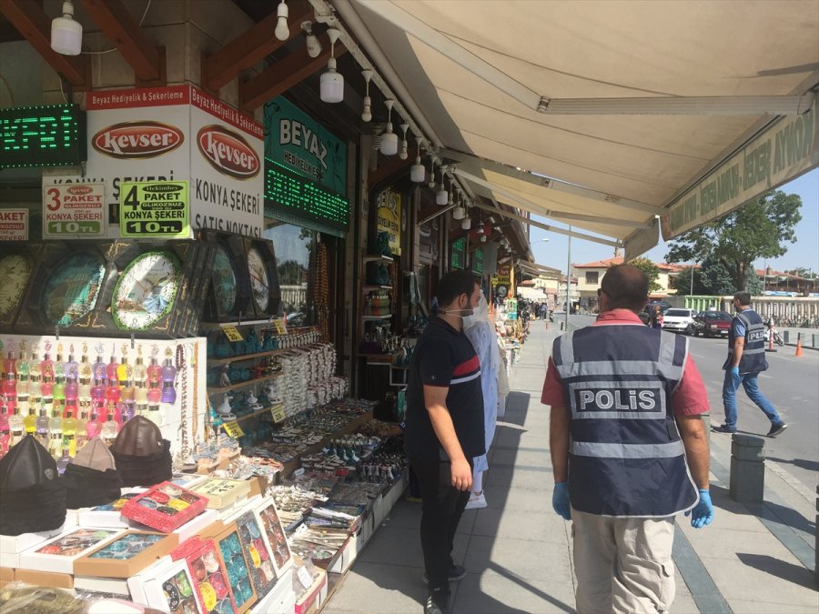 Konya, Aksaray Ve Karaman'da Kovid-19 Tedbirleri Denetimi Yapıldı
