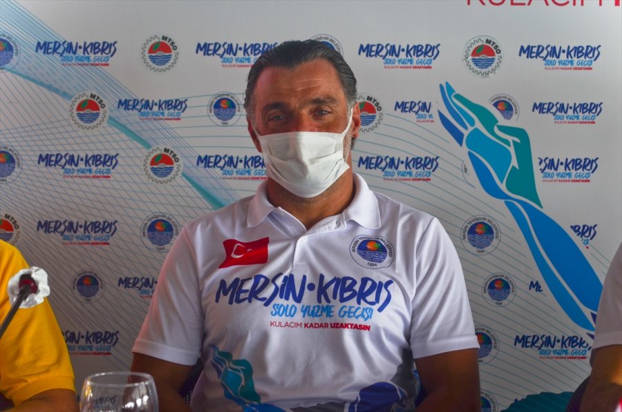 Milli Sporcu Emre Seven, Mersin'den Kktc'ye Yüzecek