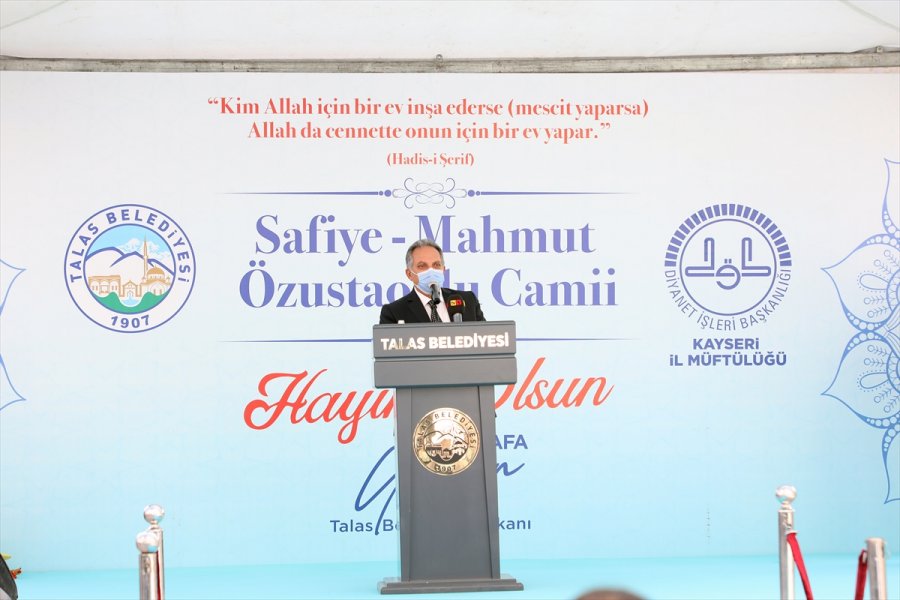 Kayseri'de Safiye-mahmut Özustaoğlu Camisi İbadete Açıldı