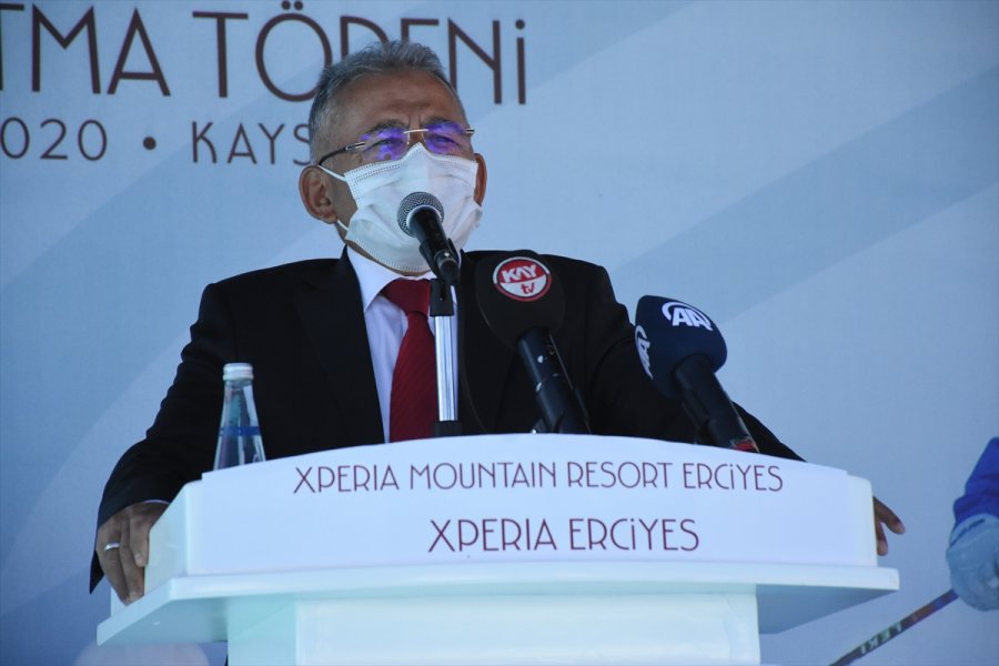Ak Parti'li Özhaseki Erciyes'te Otel Temel Atma Töreninde Konuştu: