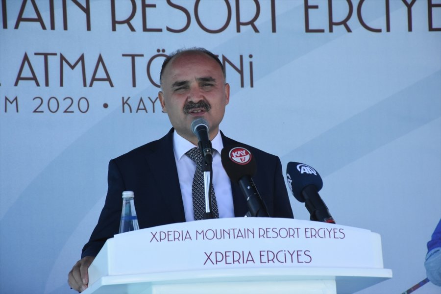 Ak Parti'li Özhaseki Erciyes'te Otel Temel Atma Töreninde Konuştu: