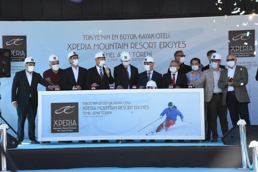 Ak Parti'li Özhaseki Erciyes'te Otel Temel Atma Töreninde Konuştu: