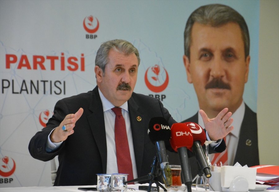 Bbp Genel Başkanı Destici, İl Başkanları Toplantısında Konuştu: