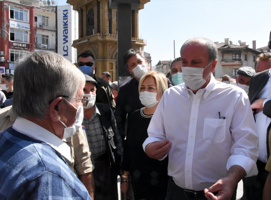 Eski Chp Milletvekili Muharrem İnce, Aksaray'ı Ziyaret Etti