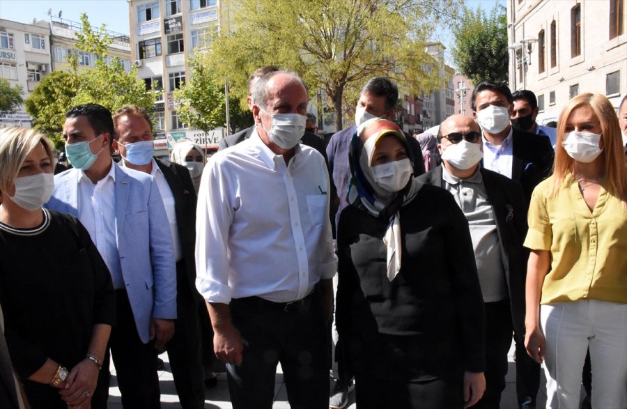 Eski Chp Milletvekili Muharrem İnce, Aksaray'ı Ziyaret Etti