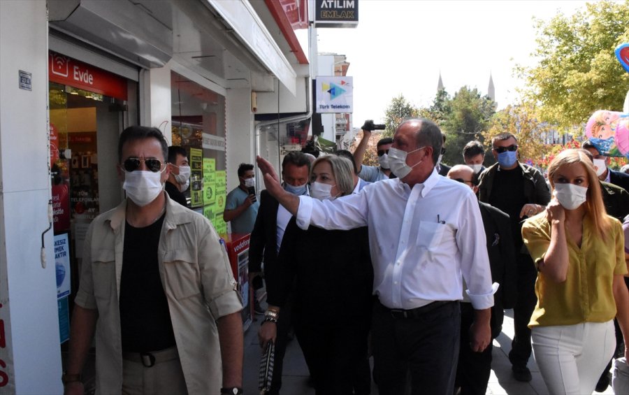 Eski Chp Milletvekili Muharrem İnce, Aksaray'ı Ziyaret Etti