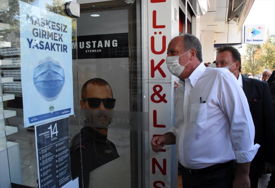 Eski Chp Milletvekili Muharrem İnce, Aksaray'ı Ziyaret Etti