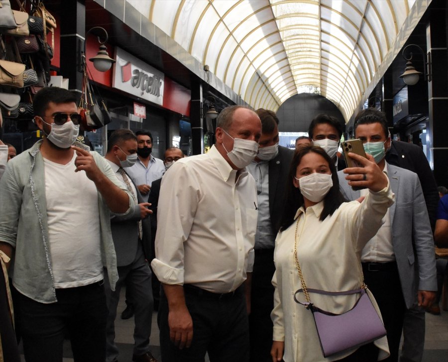 Eski Chp Milletvekili Muharrem İnce, Aksaray'ı Ziyaret Etti