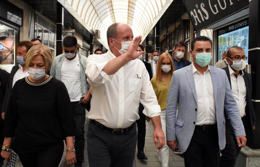 Eski Chp Milletvekili Muharrem İnce, Aksaray'ı Ziyaret Etti