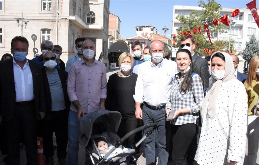 Eski Chp Milletvekili Muharrem İnce, Aksaray'ı Ziyaret Etti