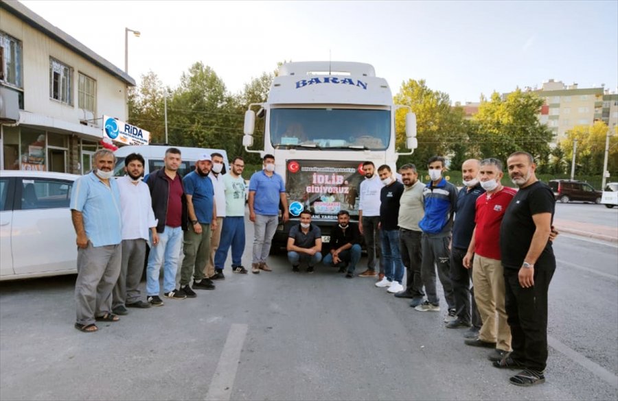 Konya'dan Suriye'ye 3 Tır Yardım Gönderildi