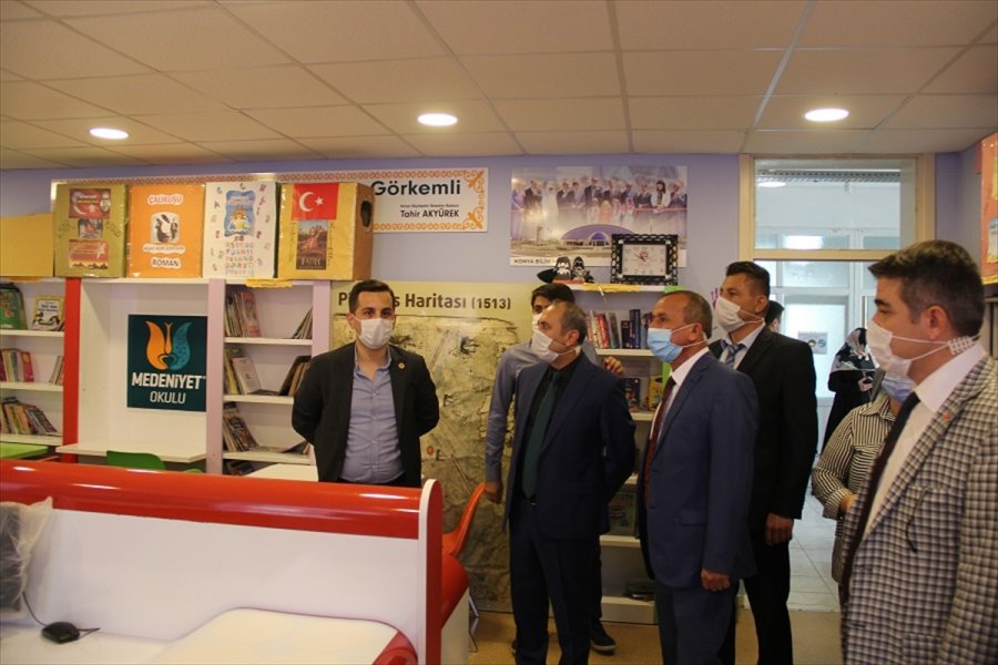 Kaymakam Şahin Ve Başkan Koçer Okulları Ziyaret Etti