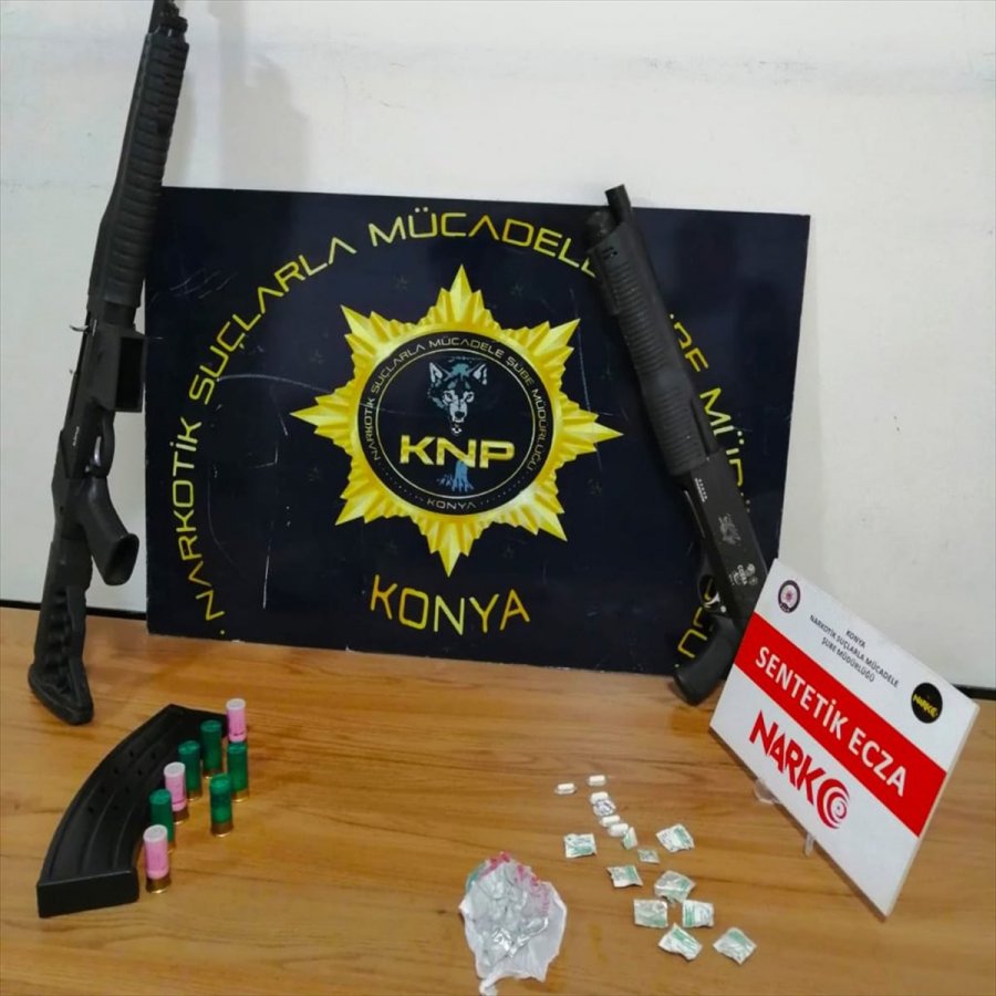 Konya'da Uyuşturucu Operasyonunda 18 Zanlı Yakalandı