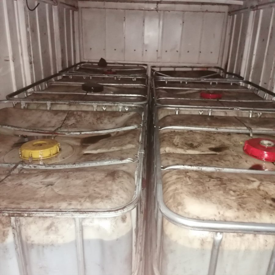 Niğde'de 6 Bin Litre Karışımlı Akaryakıt Ele Geçirildi