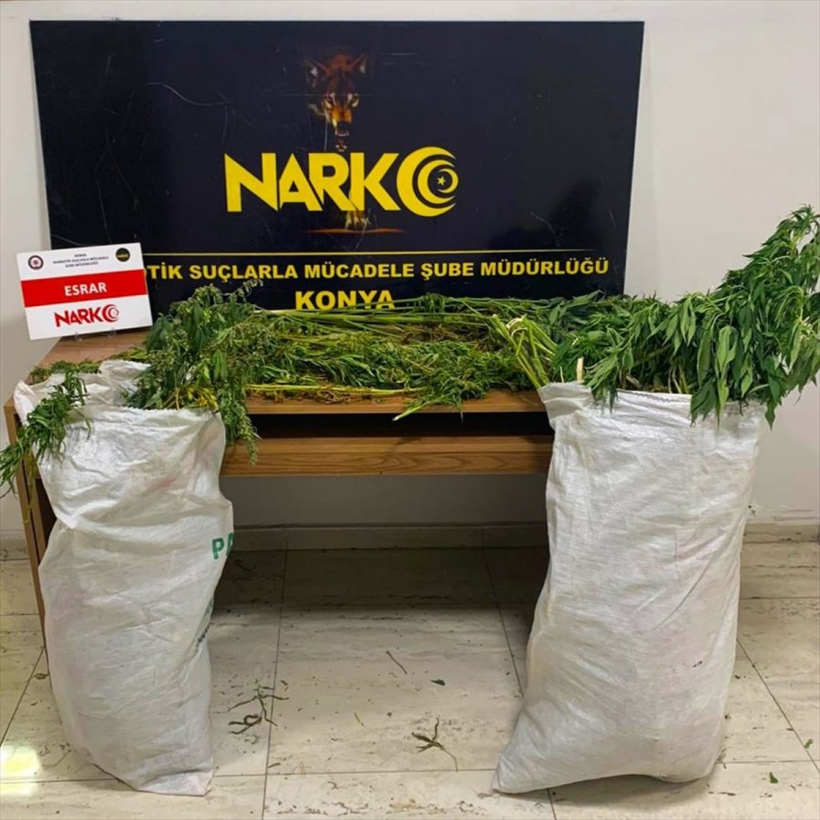 Konya'da Uyuşturucu Operasyonunda 4 Zanlı Gözaltına Alındı