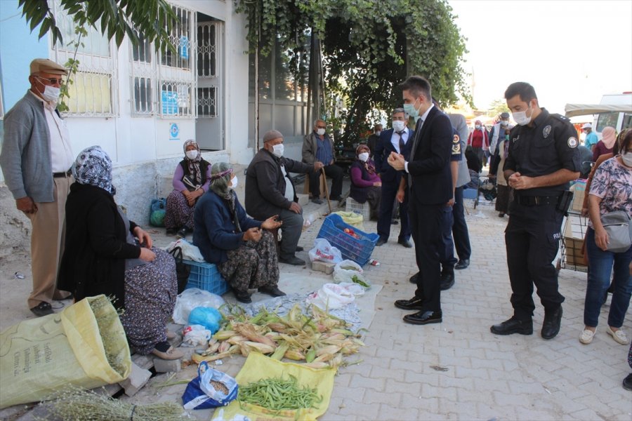 Ayrancı'da Kovid-19 Denetimleri