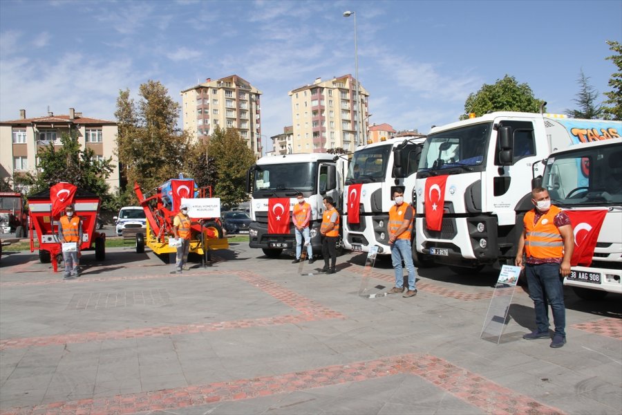 Talas Belediyesi Filosuna 24 Araç Kattı