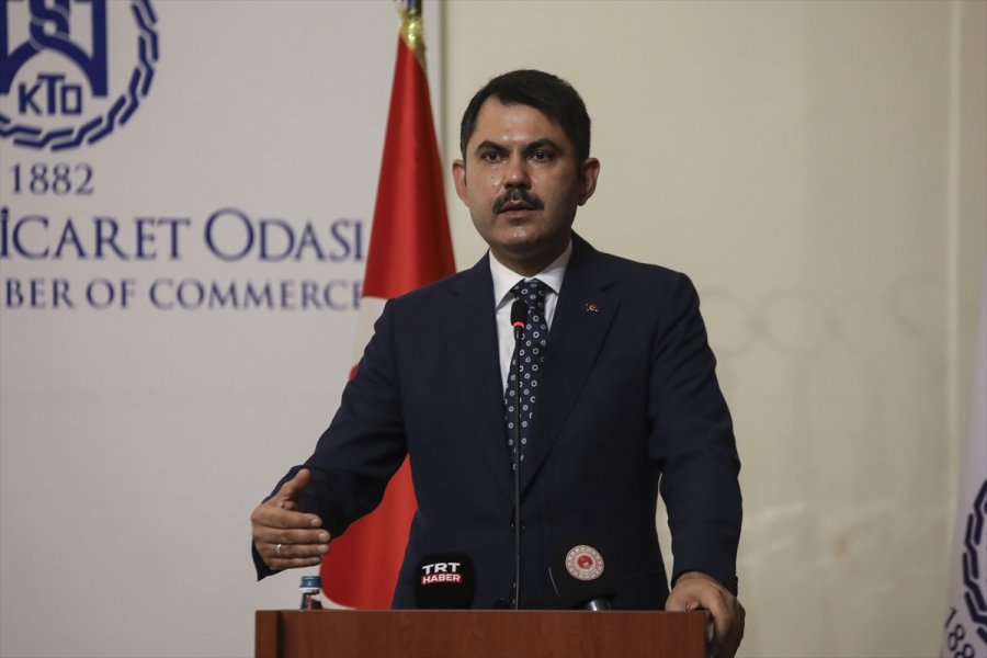 Bakan Kurum, Konya Ticaret Odası Meclis Üyeleriyle Bir Araya Geldi: