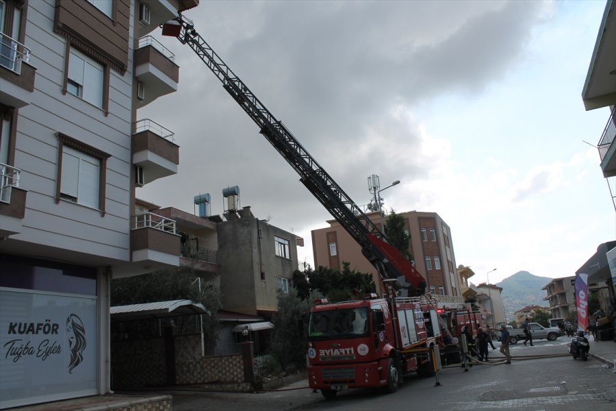 Gazipaşa'da Ev Yangını