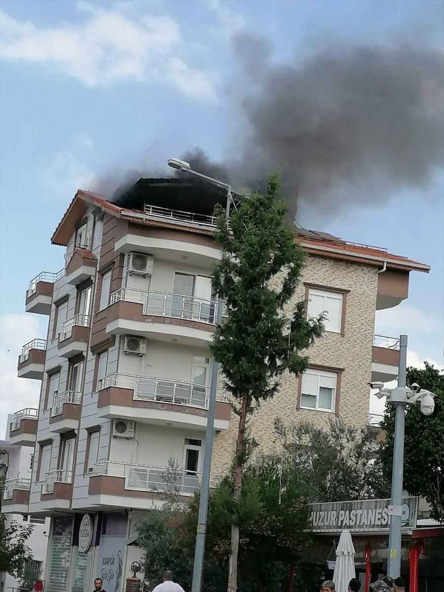 Gazipaşa'da Ev Yangını